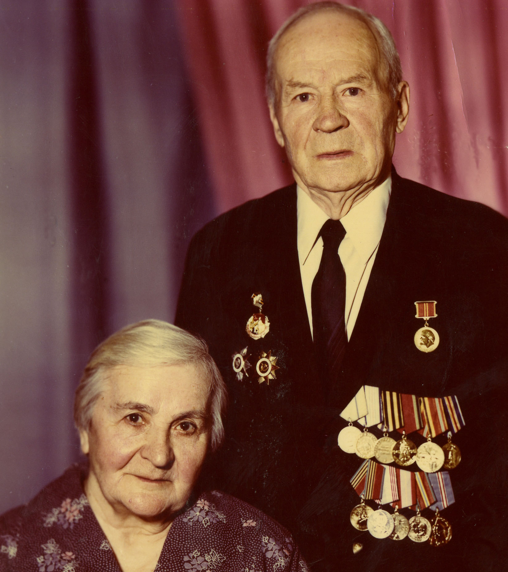 Михаил Васильевич с женой Зоей Ивановной